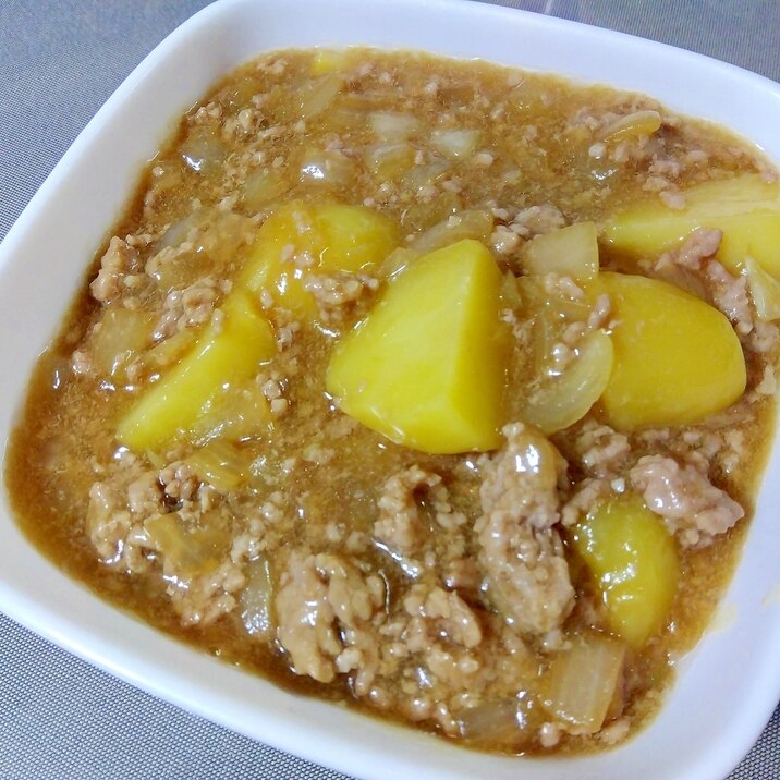 じゃがいものそぼろあんかけ++
